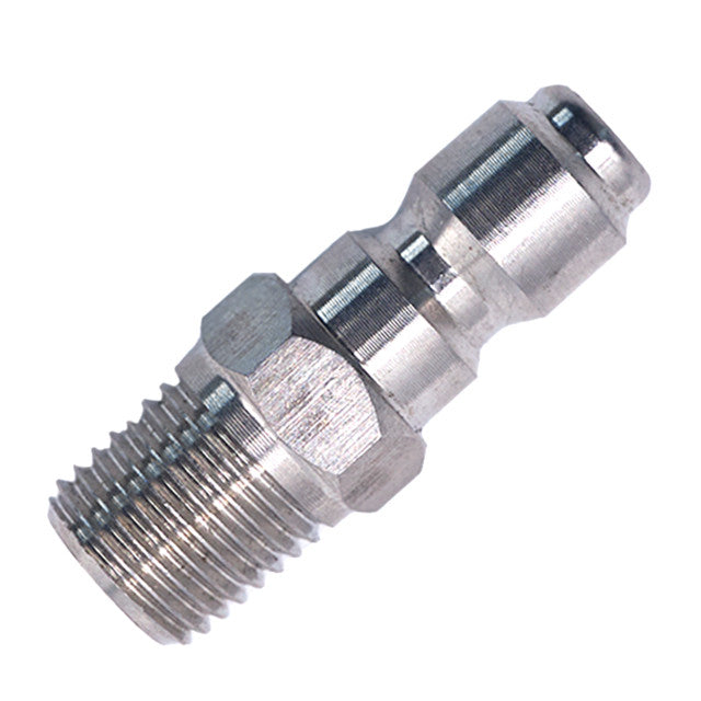 Male NPT, STAINLESS STEEL QUICK-CONNECT PLUG