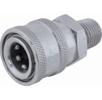 Straight Through - Socket M-SS 3/8 C/W locking Collar - hydrovacparts.ca