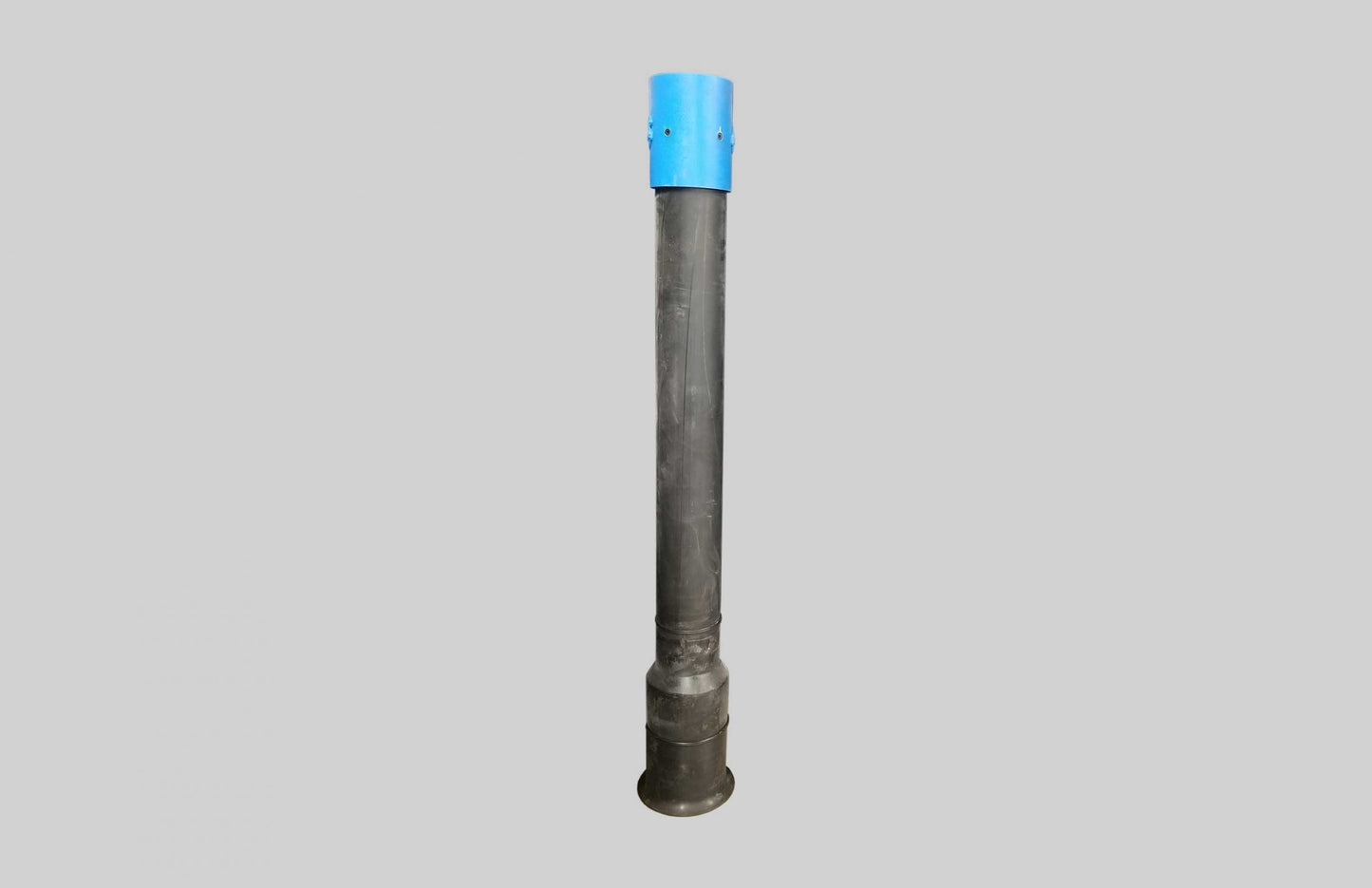 6IN X 6FT LONG HDPE DIG TUBE WITH 8IN VACTOR STYLE FLANGE X URETHANE SLEEVE