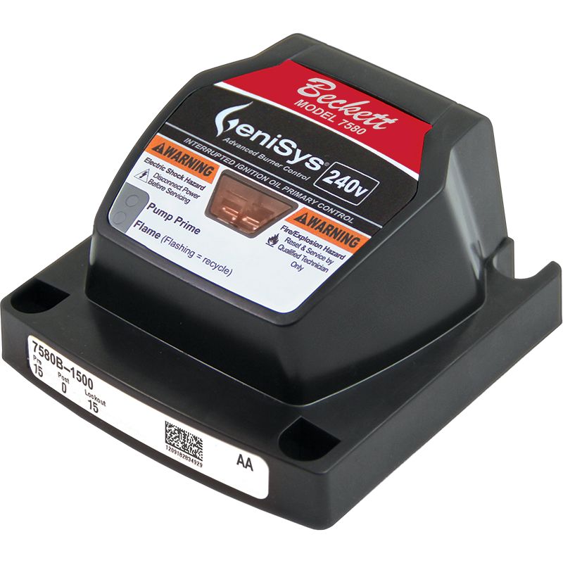 GeniSys™ 7580 240V Oil Burner Control - hydrovacparts.ca