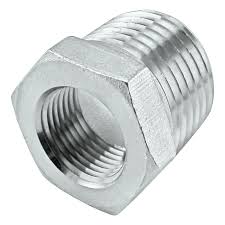 Steel MNPT - FNPT Bushing Adaptor 3/8" to 1/4" - hydrovacparts.ca