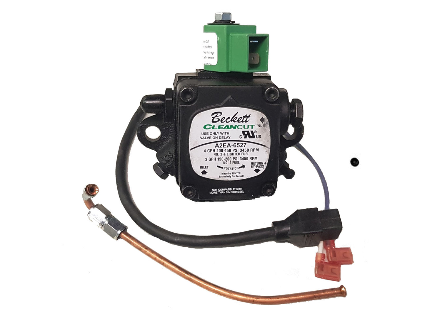 Beckett CleanCut Oil Pump - (PF10372U) - 2184402U - hydrovacparts.ca